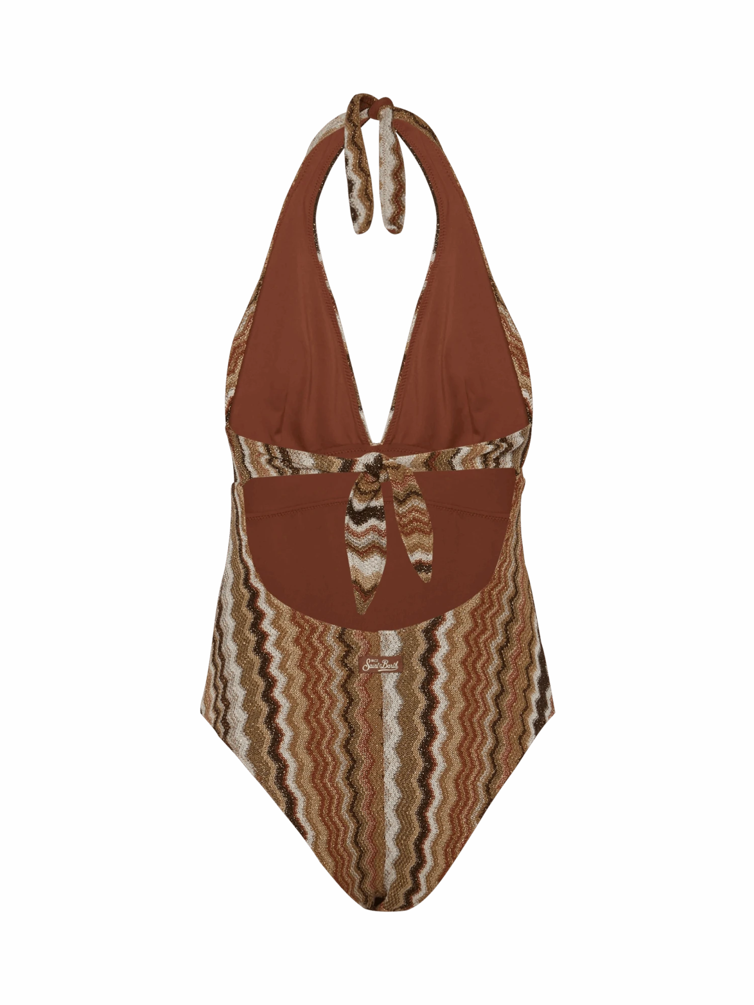 MC2 Saint Barth Marylin Raschel Chevron One-piece Swimsuit 5 MC2 Saint Barth Marylin Raschel Chevron One-piece Swimsuit - Image 3