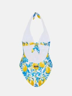 MC2 Saint Barth Marylin One-piece Swimsuit With Majolica Print 9 MC2 Saint Barth Marylin One-piece Swimsuit With Majolica Print -MC2 Saint Barth Shop UID MARN00106703H WOMAN ONE PIECE WHITE 0 0 20250320130000 5