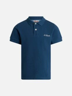 MC2 Saint Barth Boy Cotton Piquet Polo Marvin