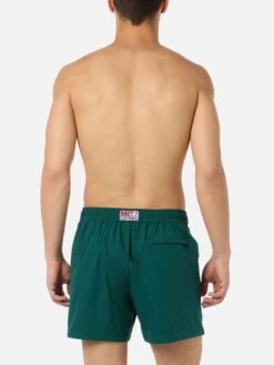 MC2 Saint Barth Man Short-length British Green Swim Shorts Master -MC2 Saint Barth Shop UID MAST00101318F MAN SWIMSHORT GREEN 4