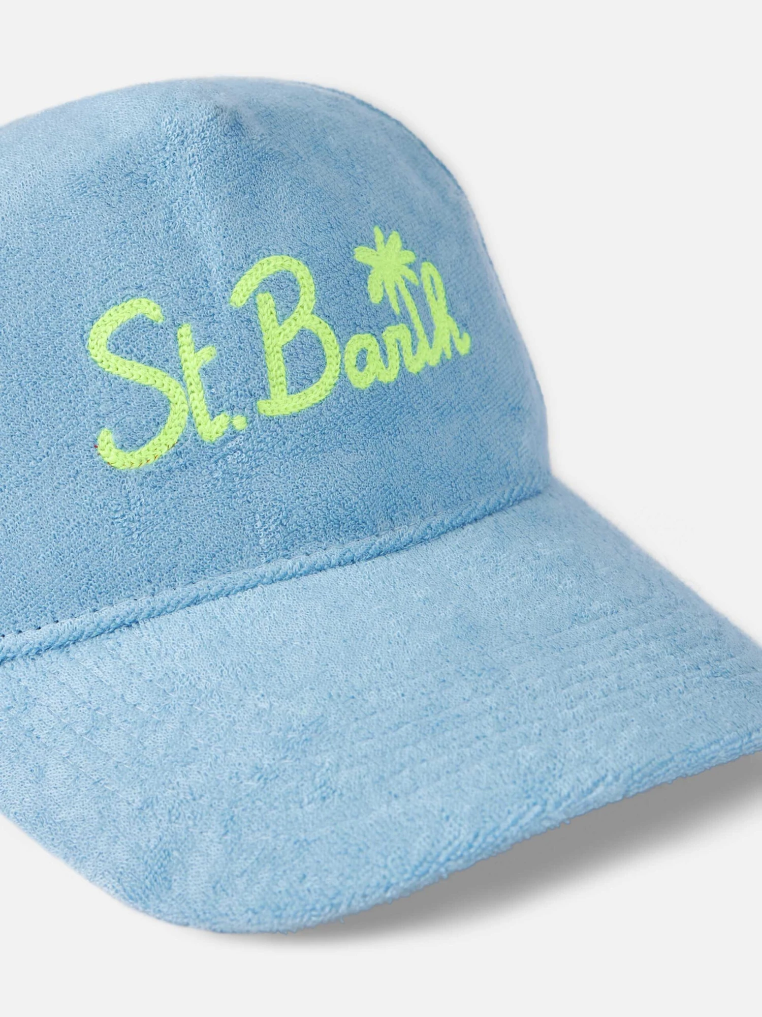 MC2 Saint Barth Light Blue Terry Ball Cap Matthew 5 MC2 Saint Barth Light Blue Terry Ball Cap Matthew - Image 3