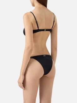 MC2 Saint Barth Bralette Bikini May Vik In Black -MC2 Saint Barth Shop UID MAY0001E4 WOMAN TOPBIKINI BLACK MC2 MC2 7