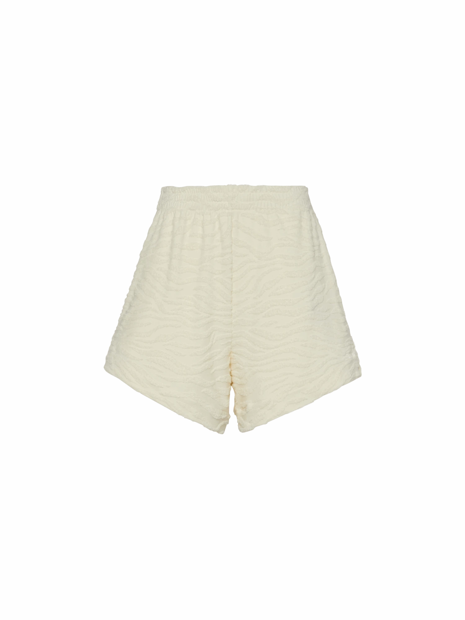 MC2 Saint Barth Meave Terry Cotton Pull Up Shorts With Zebra Embossed Pattern 6 MC2 Saint Barth Meave Terry Cotton Pull Up Shorts With Zebra Embossed Pattern - Image 4