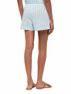 MC2 Saint Barth Meave Cotton Poplin Pull Up Shorts With Striped Rhinestone Embellishment 9 MC2 Saint Barth Meave Cotton Poplin Pull Up Shorts With Striped Rhinestone Embellishment -MC2 Saint Barth Shop UID MEA00200246H WOMAN SHORTPANT BLUE STRIPES 0 20250512153511 3