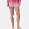 MC2 Saint Barth Woman Rachel Knit Fabric Pull Up Shorts Meave 2 MC2 Saint Barth Woman Rachel Knit Fabric Pull Up Shorts Meave -MC2 Saint Barth Shop UID MEA00202863F WOMAN SHORT PANT PINK 1