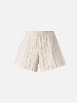 MC2 Saint Barth Meave Shorts Pull Up In Popeline Di Cotone Con Decorazione Di Strass A Righe 11 MC2 Saint Barth Meave Shorts Pull Up In Popeline Di Cotone Con Decorazione Di Strass A Righe -MC2 Saint Barth Shop UID MEA00206336H WOMAN SHORTPANT WHITE MC2 MC2 20250806160004 5