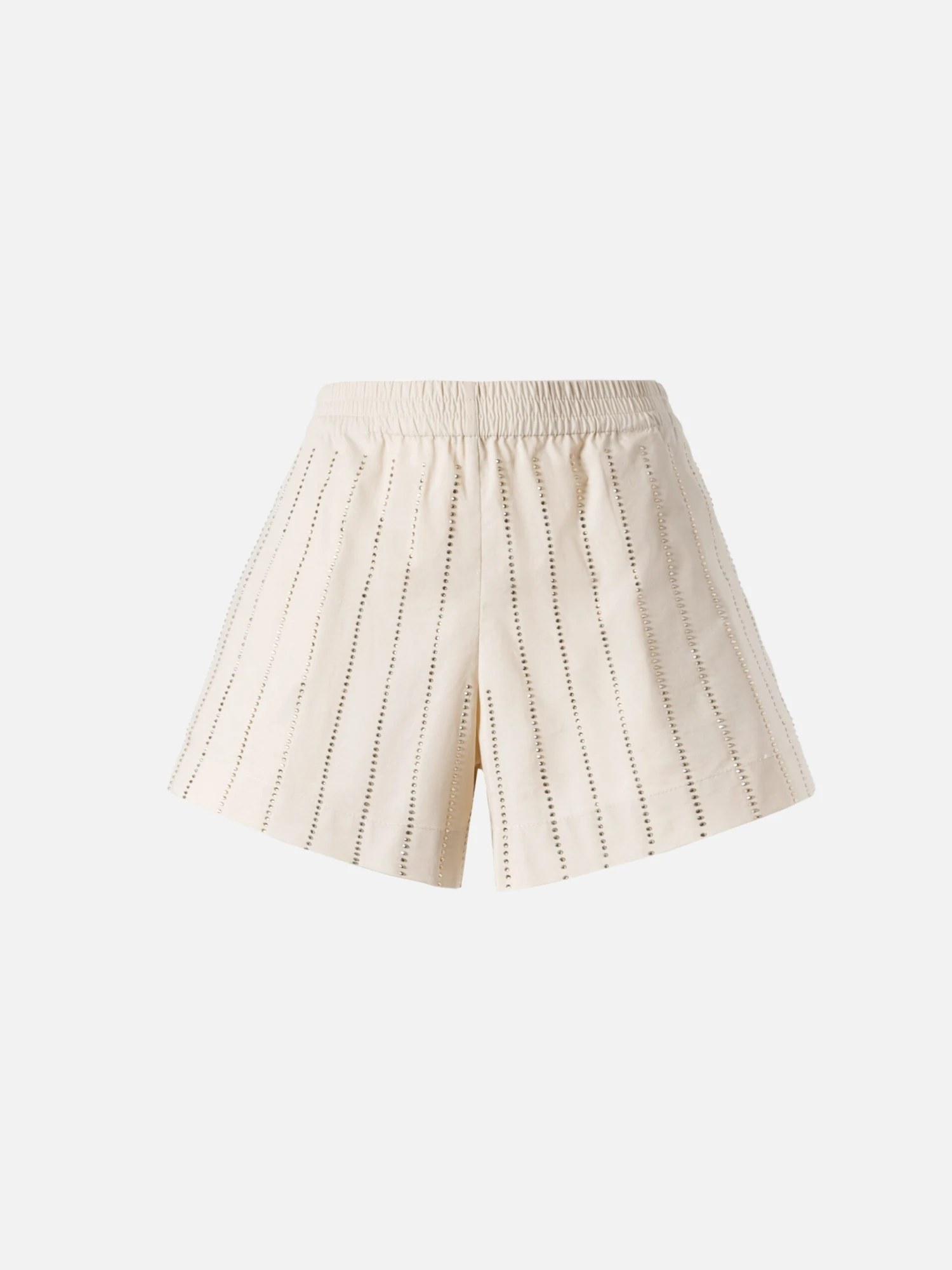 MC2 Saint Barth Meave Shorts Pull Up In Popeline Di Cotone Con Decorazione Di Strass A Righe 7 MC2 Saint Barth Meave Shorts Pull Up In Popeline Di Cotone Con Decorazione Di Strass A Righe - Image 5