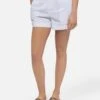 MC2 Saint Barth Meave White Seersucker Cotton Pull-up Shorts 1 MC2 Saint Barth Meave White Seersucker Cotton Pull-up Shorts -MC2 Saint Barth Shop UID MEA00206918H WOMAN SHORTPANT WHITE PLAIN.COLOR MC2 1