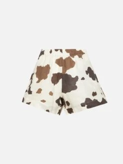 MC2 Saint Barth Meave Linen Pull Up Shorts With Cow Skin Print 11 MC2 Saint Barth Meave Linen Pull Up Shorts With Cow Skin Print -MC2 Saint Barth Shop UID MEA00207140H WOMAN SHORTPANT WHITE ANIMALIER MC2 20250626080012 4