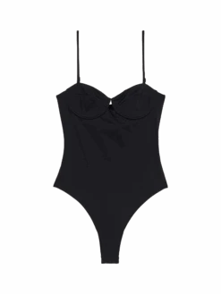 MC2 Saint Barth Medea Black Underwired One-piece Swimsuit