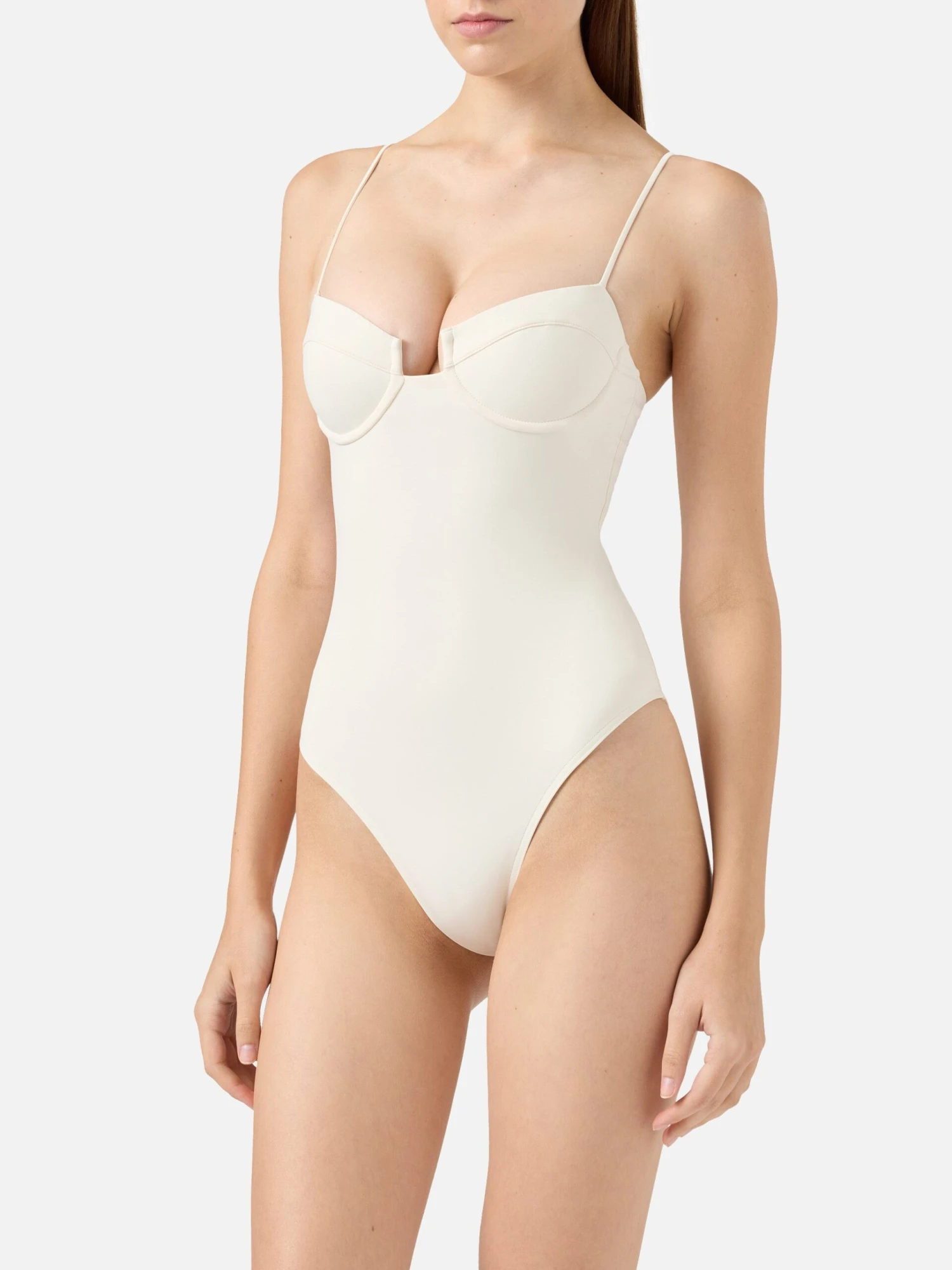 MC2 Saint Barth Medea Cream Underwired One-piece Swimsuit 4 MC2 Saint Barth Medea Cream Underwired One-piece Swimsuit - Image 2