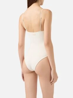 MC2 Saint Barth Medea Cream Underwired One-piece Swimsuit 9 MC2 Saint Barth Medea Cream Underwired One-piece Swimsuit -MC2 Saint Barth Shop UID MEDE00200137H WOMAN ONEPIECE WHITE PLAIN.COLOR MC2 3