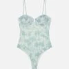MC2 Saint Barth Medea Lurex Underwired One-piece Swimsuit With Toile De Jouy Print -MC2 Saint Barth Shop UID MEDE00201432H WOMAN ONEPIECE GREEN TOILEDEJOUY MC2 20250620123511 4