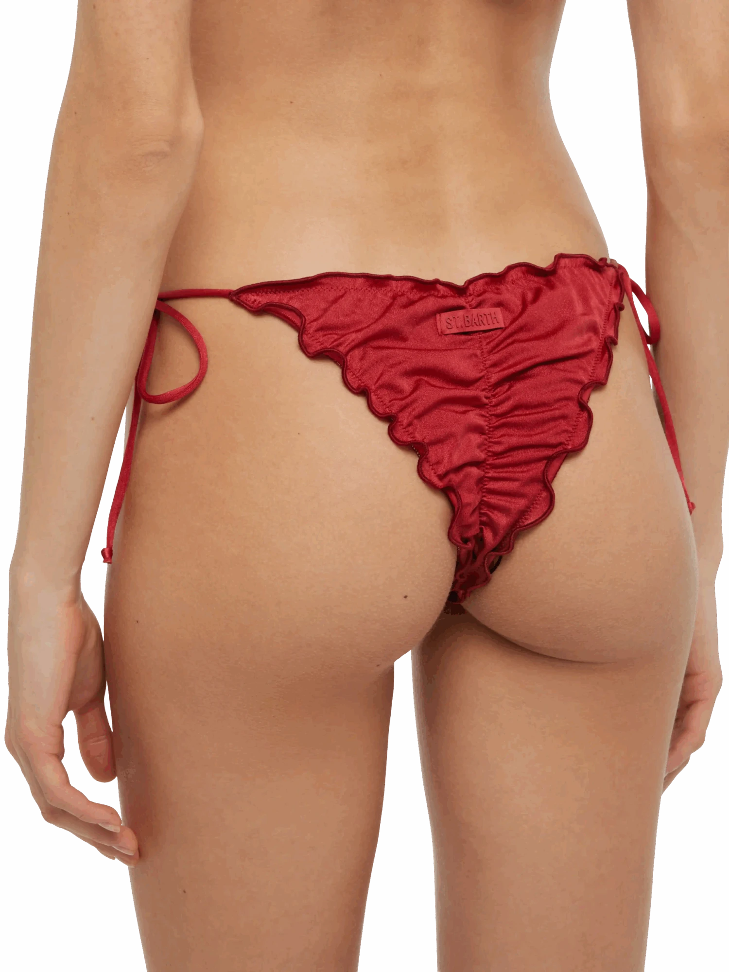 MC2 Saint Barth Classic Triangle Bikini Sagittarius Miami In Shimmer Brick Red 7 MC2 Saint Barth Classic Triangle Bikini Sagittarius Miami In Shimmer Brick Red - Image 5