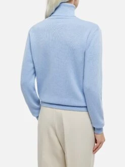 MC2 Saint Barth Woman Light Blue Cashmere Blend Turtleneck Sweater Moody -MC2 Saint Barth Shop UID MOD000100325G WOMAN KNITWEAR SKY 30x30 0 20241121163500 3
