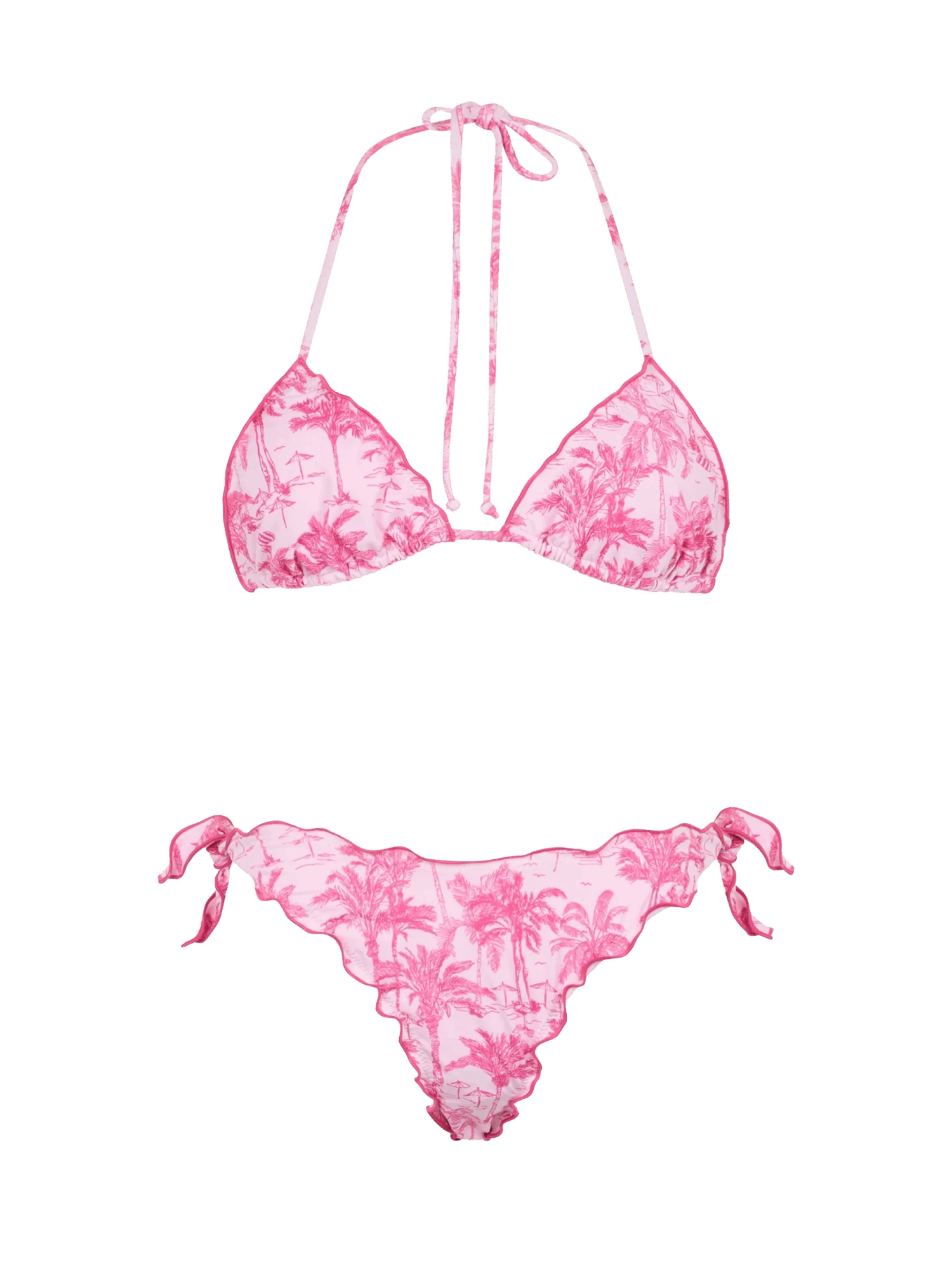 MC2 Saint Barth Woman Toile De Jouy Classic Triangle Bikini Sagittarius Moon 3 MC2 Saint Barth Woman Toile De Jouy Classic Triangle Bikini Sagittarius Moon