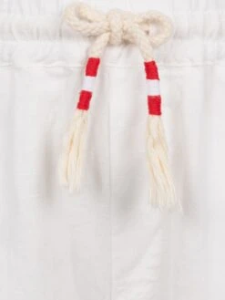 MC2 Saint Barth Marseille Jr White Linen Bemuda -MC2 Saint Barth Shop UID MRE000101896H BOY SHORTPANT WHITE LINEN 20250216173500 03