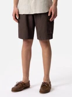 MC2 Saint Barth Brown Linen Bermuda Marseille