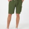 MC2 Saint Barth Military Green Linen Bermuda Marseille