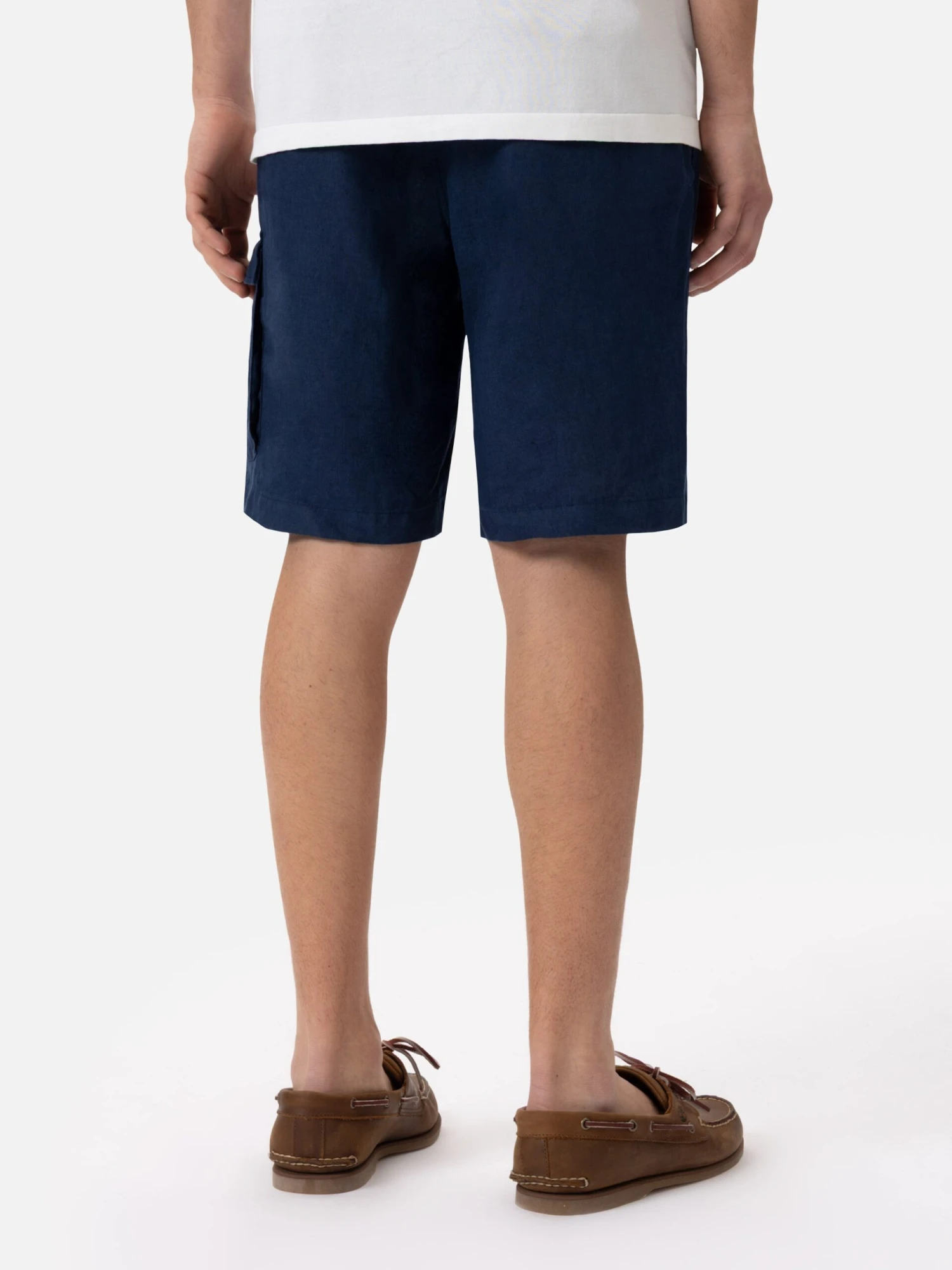MC2 Saint Barth Navy Blue Linen Bermuda Marseille 4 MC2 Saint Barth Navy Blue Linen Bermuda Marseille - Image 2