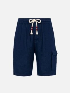 MC2 Saint Barth Navy Blue Linen Bermuda Marseille 12 MC2 Saint Barth Navy Blue Linen Bermuda Marseille -MC2 Saint Barth Shop UID MRE000201526F MAN SHORTPANT BLUE LINEN 20250315084127 04 acb3c11d e2c0 4330 86f5 f7cab10870ad