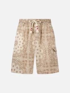 MC2 Saint Barth Man Linen Bermuda Marseille With Bandanna Print 9 MC2 Saint Barth Man Linen Bermuda Marseille With Bandanna Print -MC2 Saint Barth Shop UID MRE000204425F MAN unknown 20240709223500 category LINENBANDANNAROUND10 4