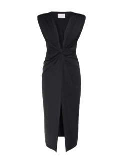 MC2 Saint Barth Marina Black Sleeveless Maxi Dress -MC2 Saint Barth Shop UID MRIN00100022H WOMAN SARONG BLACK 0 0 20250415113500 4