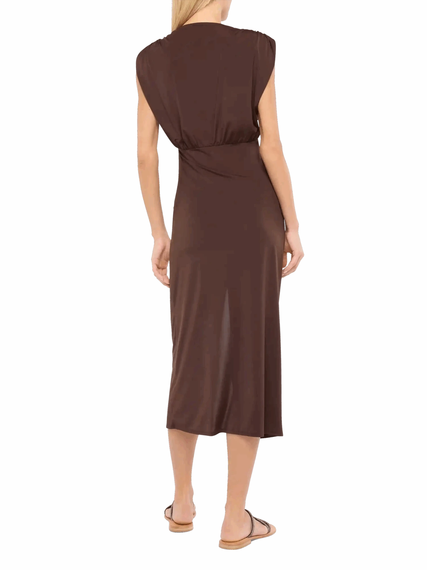 MC2 Saint Barth Marina Brown Sleeveless Maxi Dress 5 MC2 Saint Barth Marina Brown Sleeveless Maxi Dress - Image 3