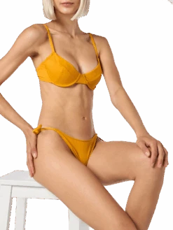 MC2 Saint Barth Woman Ochre Underwired Bralette Bikini Bea Marielle -MC2 Saint Barth Shop UID MRL000103485B WOMAN BOTTOM YELLOW 5