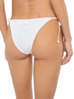 MC2 Saint Barth Classic Triangle Crinkle Bikini Leah Marielle In White -MC2 Saint Barth Shop UID MRL000503175H WOMAN BOTTOMBIKINI WHITE CRINKLE 0 2