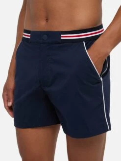 MC2 Saint Barth Navy Blue Fitted Cut Swim Shorts Nad -MC2 Saint Barth Shop UID NAD000200027B MAN SWIMSHORT BLUE MC2 MC2 20250704170012 2