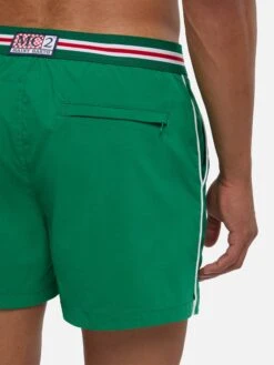 MC2 Saint Barth Green Fitted Cut Swim Shorts Nad -MC2 Saint Barth Shop UID NAD000200028B MAN SWIMSHORT GREEN MC2 MC2 4