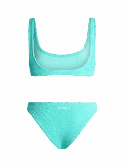 MC2 Saint Barth Woman Water Green Classic Crinkle Bikini Naima Elise -MC2 Saint Barth Shop UID NAIM00201182F WOMAN TOP GREEN 2