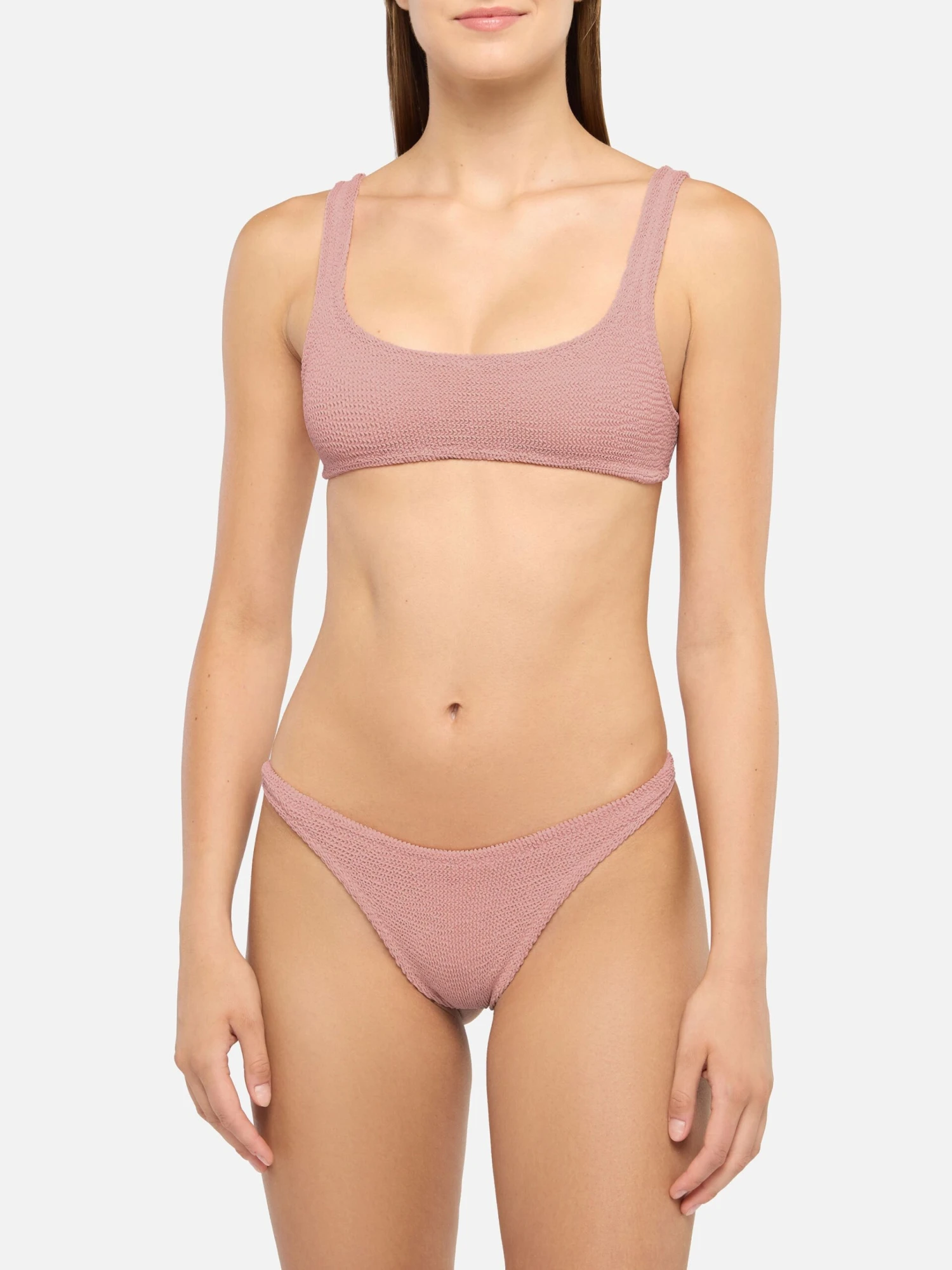 MC2 Saint Barth Bralette Bikini Naima Naomi In Pink Crinkle With Cheeky Swim Briefs 4 MC2 Saint Barth Bralette Bikini Naima Naomi In Pink Crinkle With Cheeky Swim Briefs - Image 2