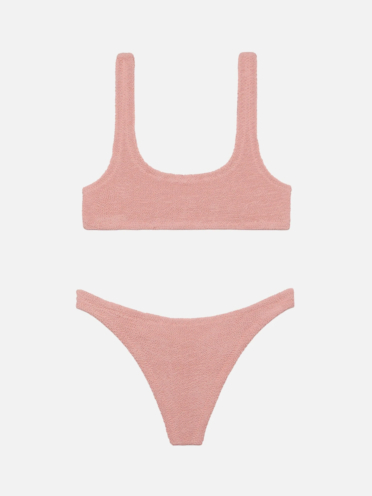 MC2 Saint Barth Bralette Bikini Naima Naomi In Pink Crinkle With Cheeky Swim Briefs 3 MC2 Saint Barth Bralette Bikini Naima Naomi In Pink Crinkle With Cheeky Swim Briefs