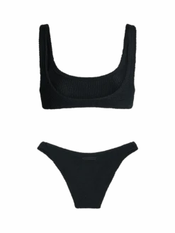 MC2 Saint Barth Black Crinkle Bralette Bikini Naima Elise -MC2 Saint Barth Shop UID NAIM00203179H WOMAN TOP BLACK 4 923b6b6d fcab 4f2b 84b0 1d94f8625fce