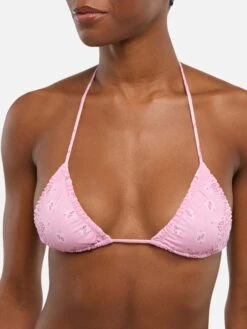 MC2 Saint Barth Nalu Cheekiest Swim Briefs With Bandanna Print - Nilly Classic Triangle Top With Bandanna Print -MC2 Saint Barth Shop UID NAL000104300H WOMAN BOTTOMBIKINI PINK BANDANNA MC2 2