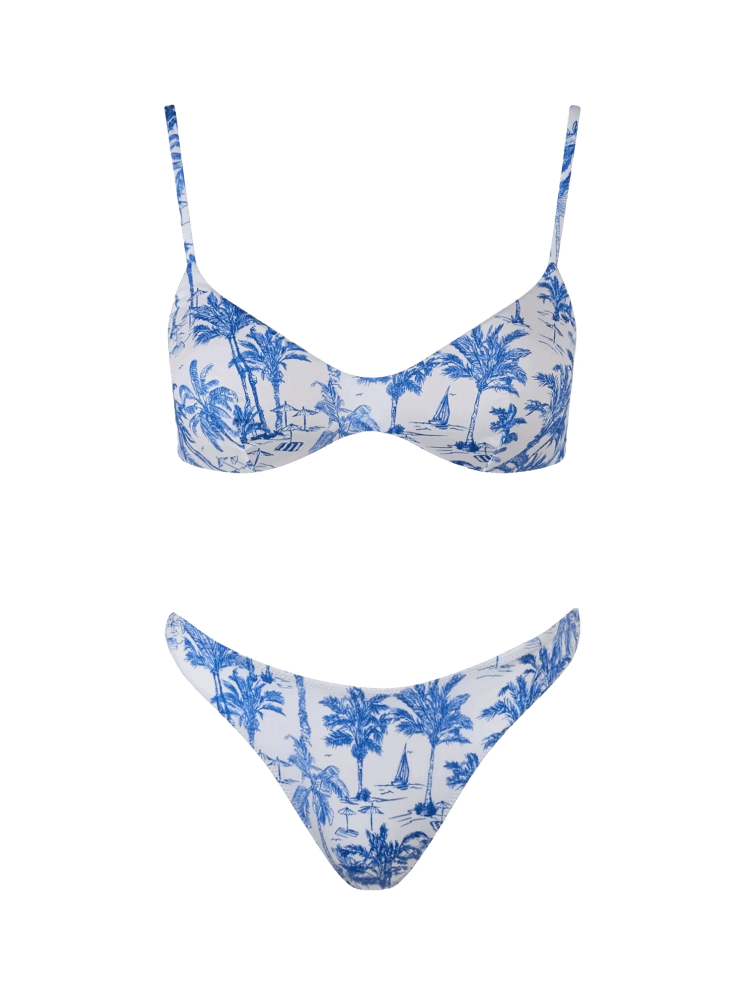 MC2 Saint Barth Woman Toile De Jouy Scoop Bralette Bikini May Naomi 3 MC2 Saint Barth Woman Toile De Jouy Scoop Bralette Bikini May Naomi