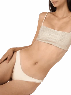 MC2 Saint Barth Woman Beige Bandeau Bikini Athena Naomi With Rhinestones 11 MC2 Saint Barth Woman Beige Bandeau Bikini Athena Naomi With Rhinestones -MC2 Saint Barth Shop UID NAO000104295F WOMAN BOTTOM WHITE 5