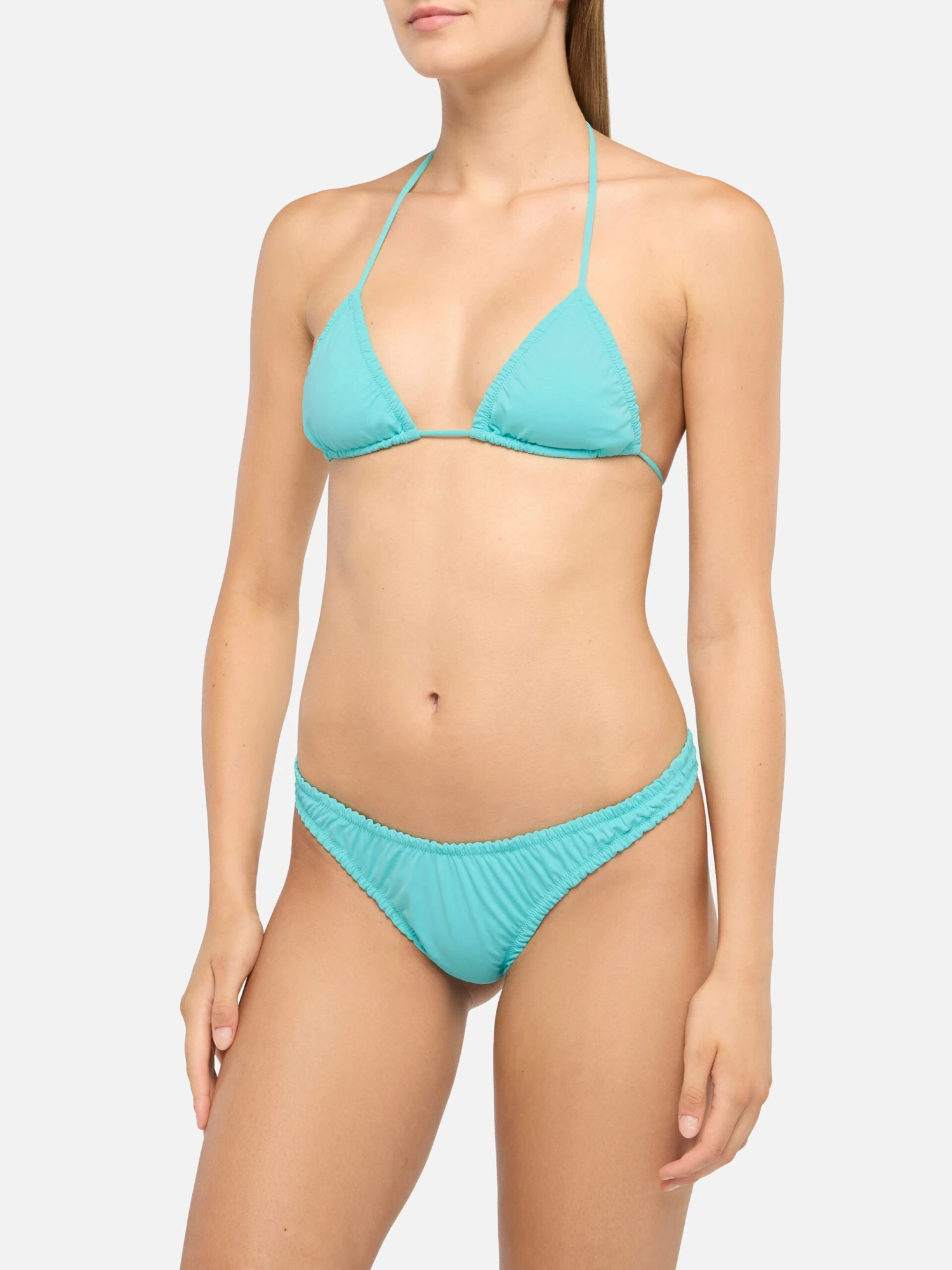 MC2 Saint Barth Water Green Triangle Bikini Nilly Nalu With Cheeky Swim Briefs 4 MC2 Saint Barth Water Green Triangle Bikini Nilly Nalu With Cheeky Swim Briefs - Image 2