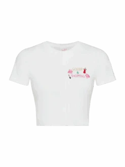 MC2 Saint Barth Nives Cotton T-shirt With Gossip $ Shopping Embroidery -MC2 Saint Barth Shop UID NIV000106016H WOMAN T SHIRT WHITE 0 0 20250415113500 4
