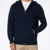 MC2 Saint Barth Man Navy Blue Lambswool Hooded Sweater Notting 2 MC2 Saint Barth Man Navy Blue Lambswool Hooded Sweater Notting -MC2 Saint Barth Shop UID NOT000100845G STBM KNITWEAR BLUE 1