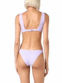 MC2 Saint Barth Woman Lilac Heatsealed Scooped Bikini Ofelia Reanna -MC2 Saint Barth Shop UID OFE00104938F WOMAN TOP PINK 2