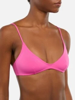 MC2 Saint Barth Scooped Bralette Bikini Paloma Jodene In Fuchsia With Cheeky Swim Briefs -MC2 Saint Barth Shop UID PALO00100142H WOMAN TOPBIKINI PINK PLAIN.COLOR MC2 2