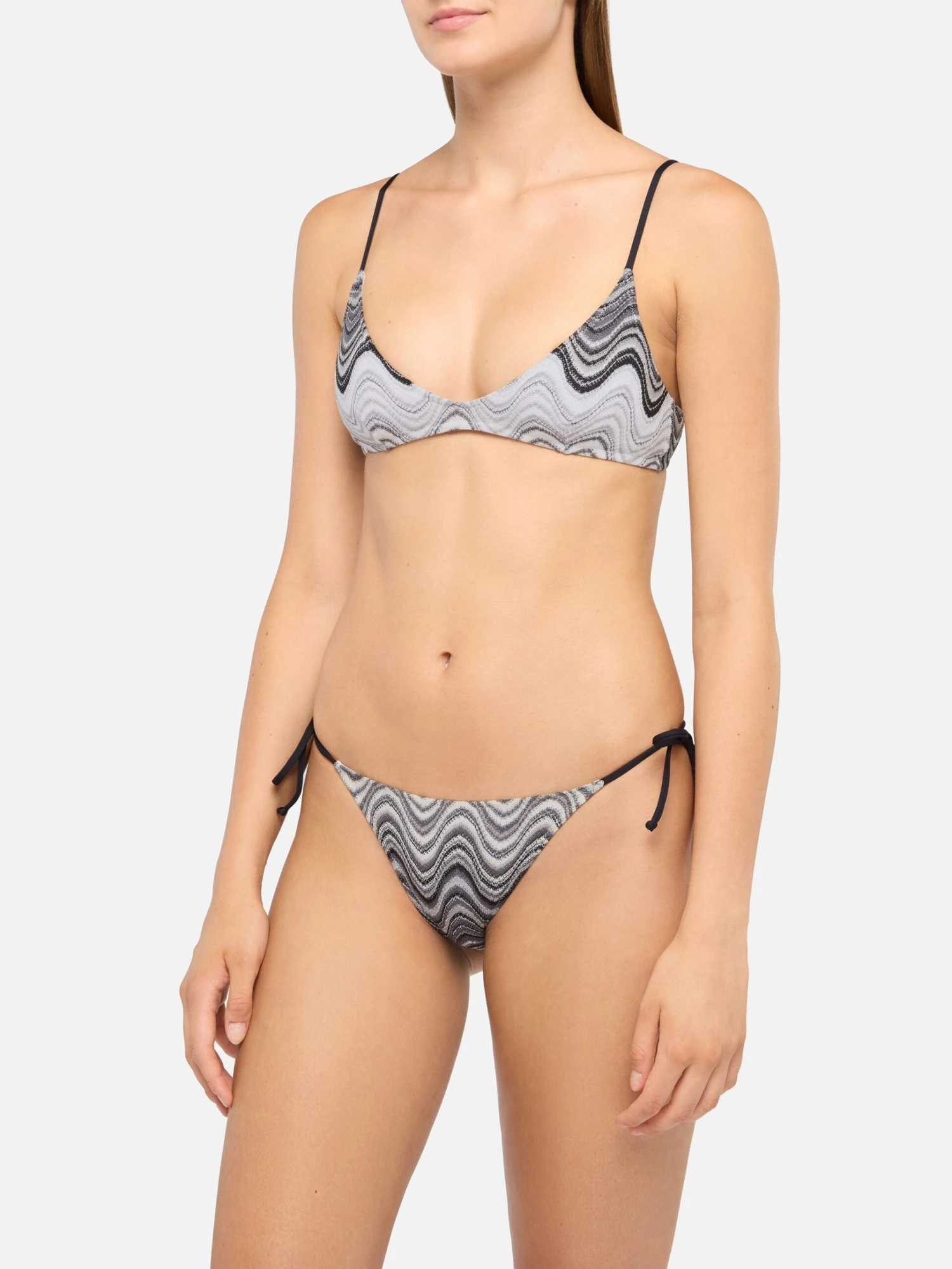 MC2 Saint Barth Norah Raschel Chevron Cheeky Swim Briefs - Paloma Raschel Knit Scoop Bralette With Wave Pattern 4 MC2 Saint Barth Norah Raschel Chevron Cheeky Swim Briefs - Paloma Raschel Knit Scoop Bralette With Wave Pattern - Image 2