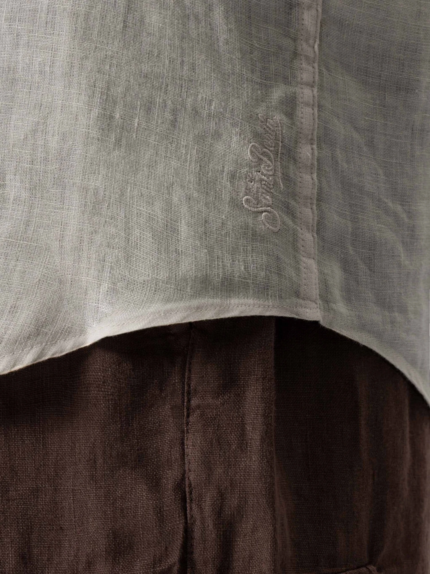 MC2 Saint Barth Off-white Linen Shirt Pamplona 4 MC2 Saint Barth Off-white Linen Shirt Pamplona - Image 2