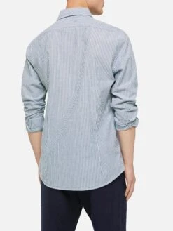 MC2 Saint Barth Light Blue Striped Seersucker Shirt Pamplona 8 MC2 Saint Barth Light Blue Striped Seersucker Shirt Pamplona -MC2 Saint Barth Shop UID PAMP00101261H MAN SHIRT BLUE STRIPES 0 20250516163550 3