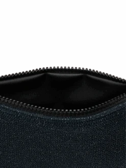 MC2 Saint Barth Pareasy Black Crinkle Lurex Pochette -MC2 Saint Barth Shop UID PARE000100300H ACCESSORY POCHETTE BLACK LUREX 0 3