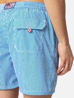 MC2 Saint Barth Seersucker Bluette Striped Classic Light Swim Shorts Patmos 17 MC2 Saint Barth Seersucker Bluette Striped Classic Light Swim Shorts Patmos -MC2 Saint Barth Shop UID PATM00101400H MAN SWIMSHORT BLUE 20250301133500 08