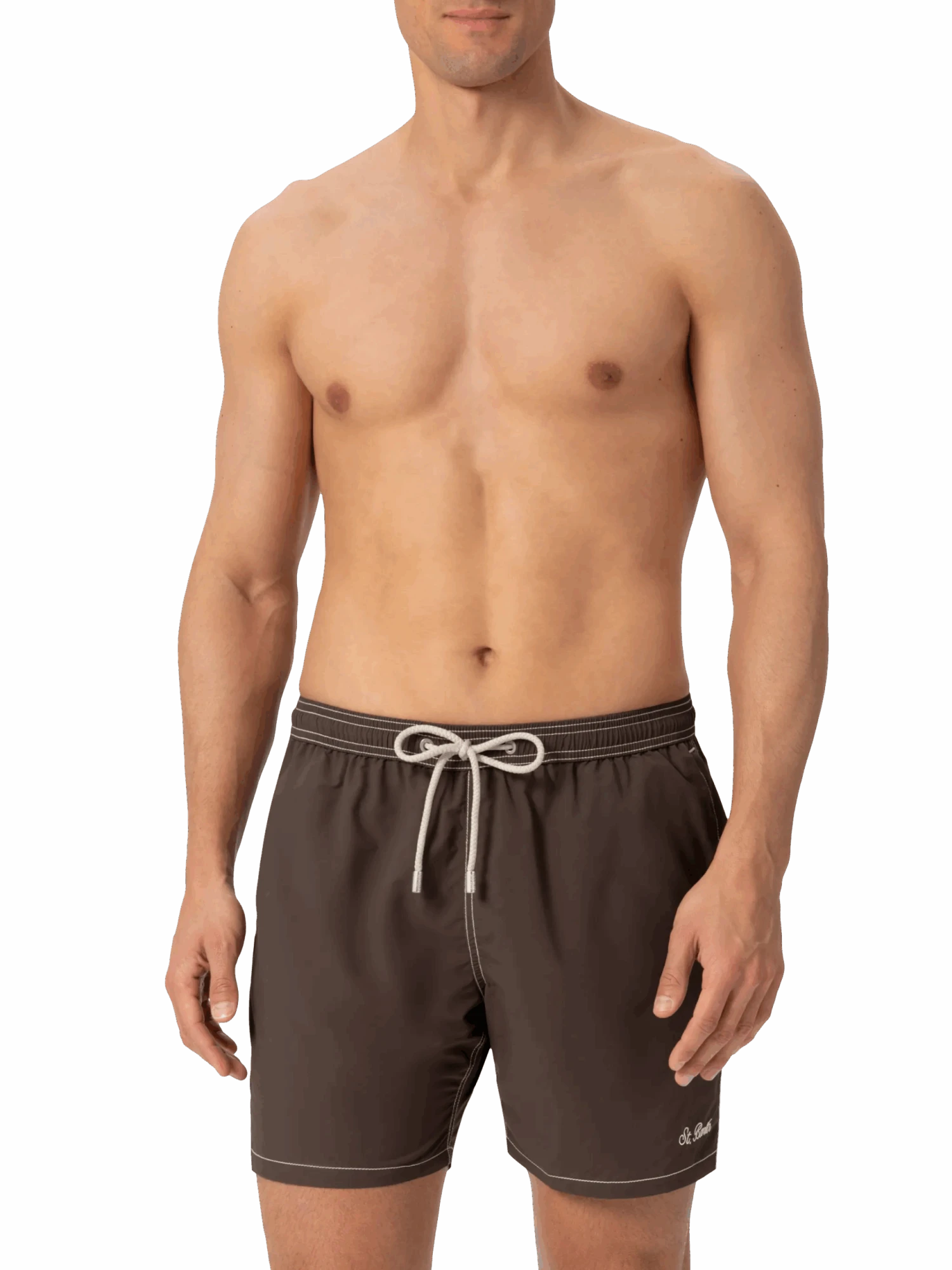 MC2 Saint Barth Camel Mid-length Classic Light Swim Shorts Patmos 5 MC2 Saint Barth Camel Mid-length Classic Light Swim Shorts Patmos - Image 3